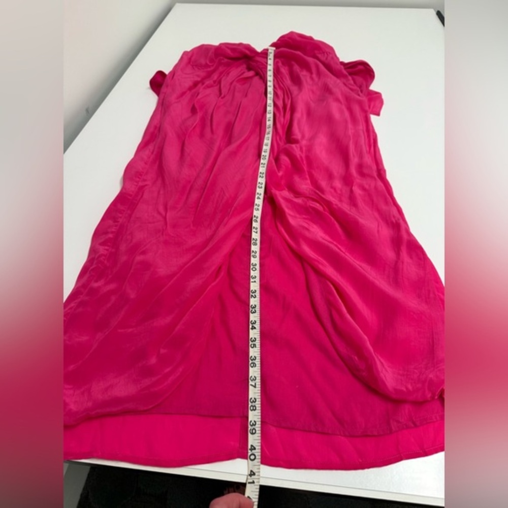 The Drop Halter Swirl Waist Slim Dress - Beetroot - L - NWT - Picture 10 of 12